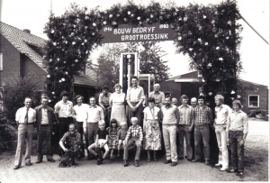 F25 40 jarig bestaan bouwbedrijf Groot Roessink, 1980